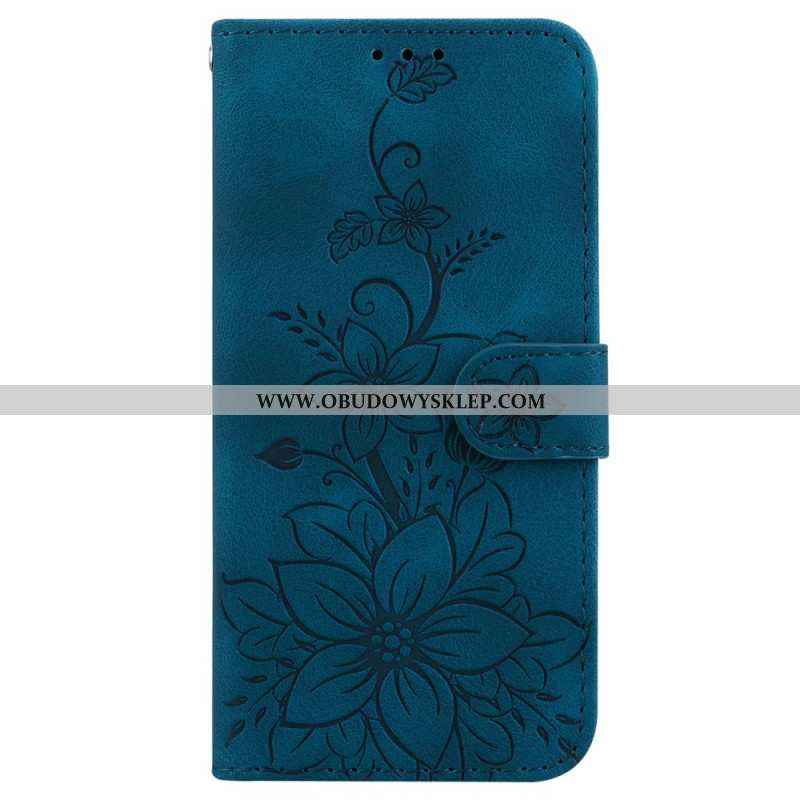 Etui Folio Realme 12 / 12x 5g Kwiatowy Pasek Etui Ochronne