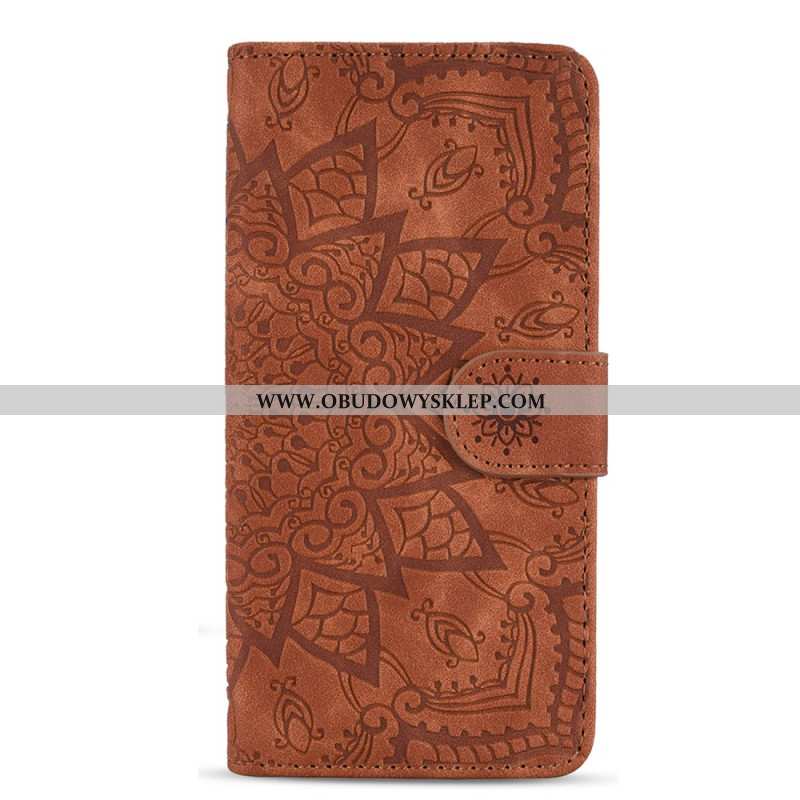 Etui Folio Samsung Galaxy A15 Drukowana Mandala Z Paskiem