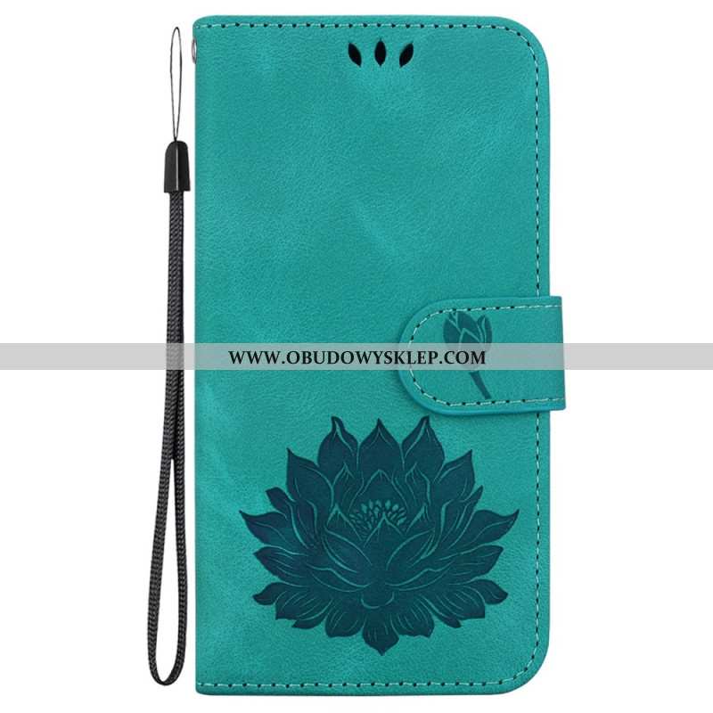 Etui Folio Samsung Galaxy S24 Fe Kwiat Lotosu