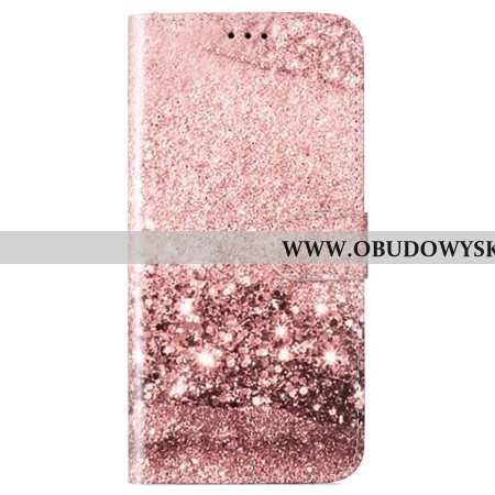 Etui Folio Samsung Galaxy S24 Fe Marmur W Kolorze Różowego Złota
