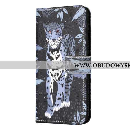 Etui Folio Samsung Galaxy S24 Fe Pasek W Panterkę