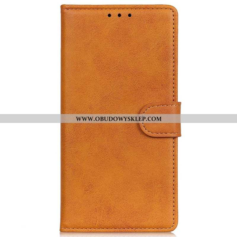 Etui Folio Sony Xperia 10 Vi Matowa Sztuczna Skóra Etui Ochronne