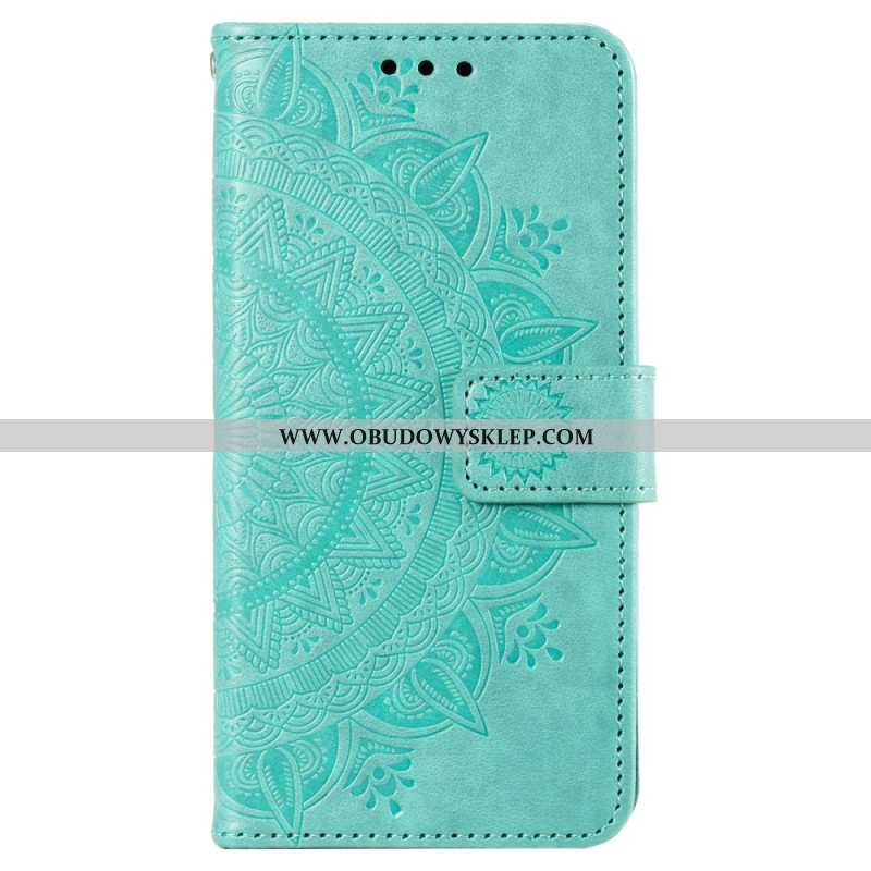 Etui Folio Sony Xperia 10 Vi Wzór Paska Z Mandalą Etui Ochronne