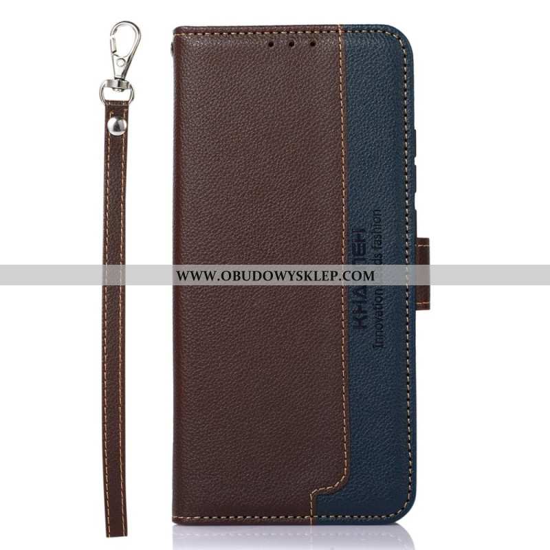 Etui Folio Xiaomi 14 Ultra Blokada Rfid I Smycz Khazneh