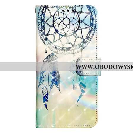 Etui Folio Xiaomi Redmi Note 13 4g Pastelowy Łapacz Snów Etui Ochronne