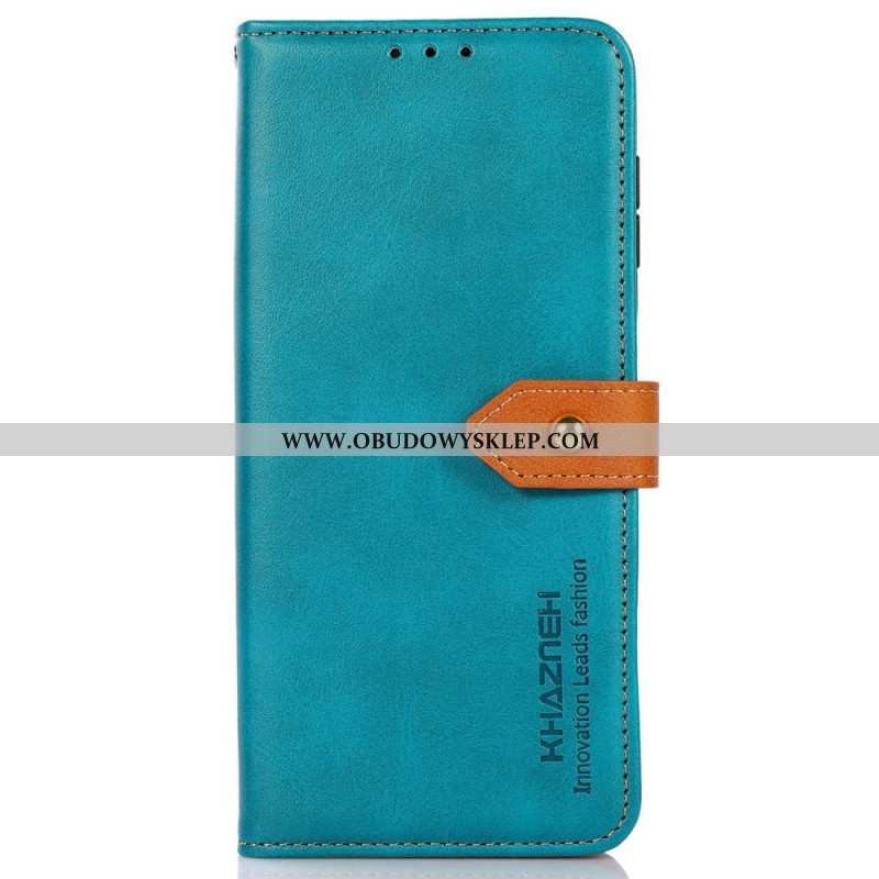 Etui Folio Xiaomi Redmi Note 13 4g Złota Zapinka Khazneh