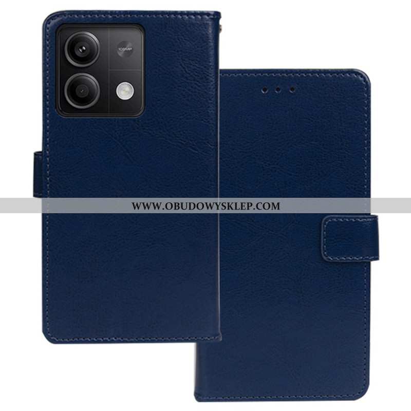 Etui Folio Xiaomi Redmi Note 13 5g Sztuczna Skóra Idewei Etui Ochronne