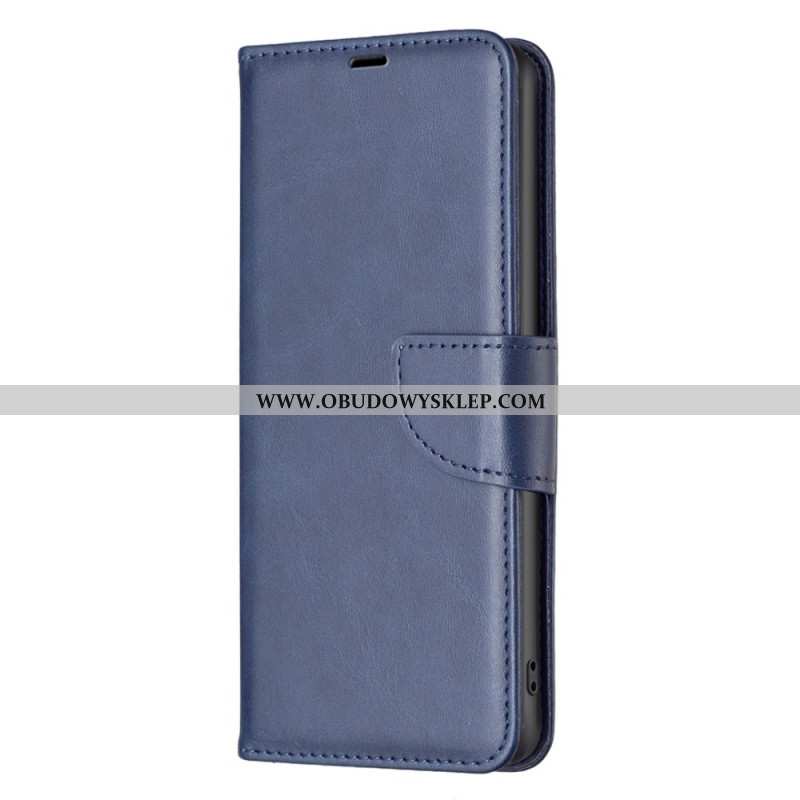 Etui Folio Xiaomi Redmi Note 13 Pro 4g Efekt Skóry Z Paskiem Etui Ochronne