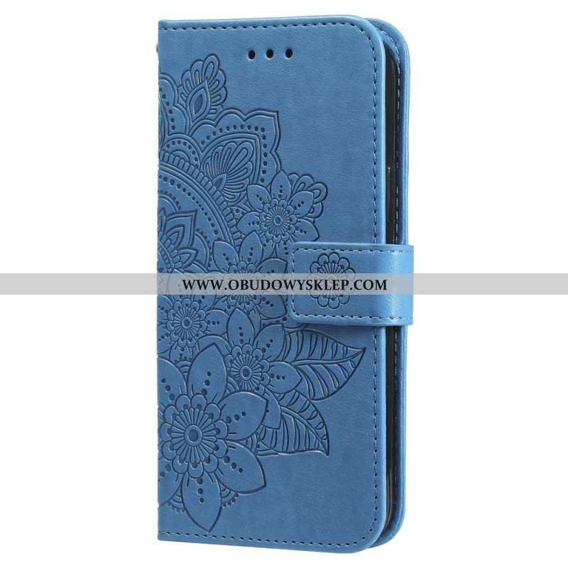 Etui Folio Xiaomi Redmi Note 13 Pro 5g Mandala Ze Smyczą Etui Ochronne