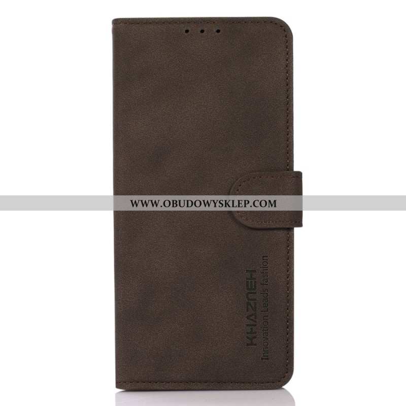 Etui Folio Xiaomi Redmi Note 13 Pro 5g Skórzany Styl Khazneh Etui Ochronne