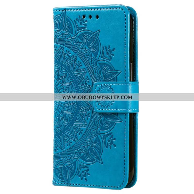 Etui Folio Xiaomi Redmi Note 13 Pro Plus 5g Mandala Słońce Z Paskiem Etui Ochronne