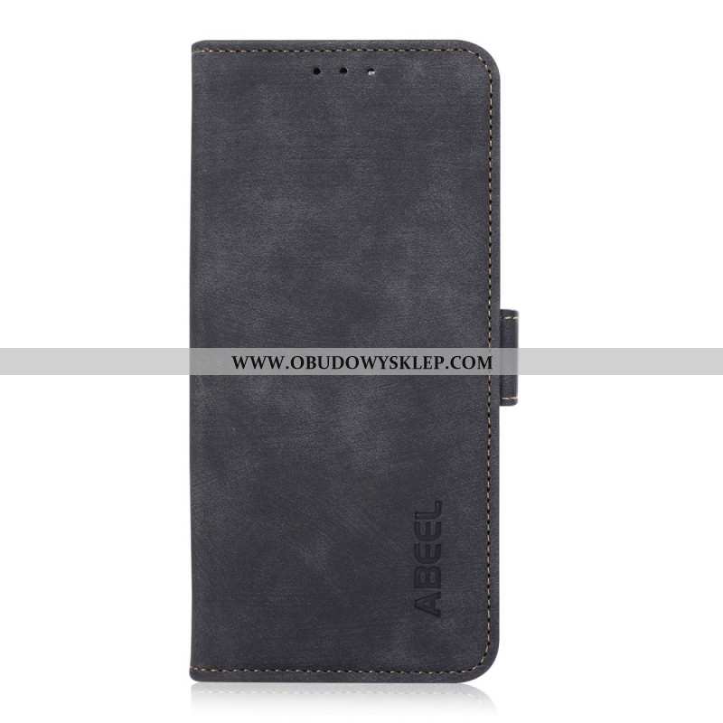 Etui Folio iPhone 16 Abeel Vintage Sztuczna Skóra