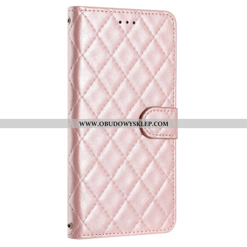 Etui Folio iPhone 16 Pikowane Etui Ochronne