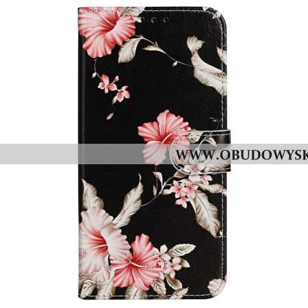Etui Folio iPhone 16 Plus Rododendrony Etui Ochronne
