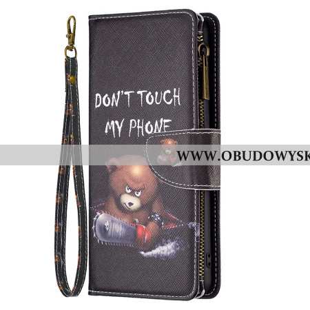 Etui Folio iPhone 16 Pro Portfel Niebezpiecznego Niedźwiedzia