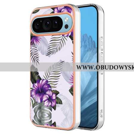 Etui Google Pixel 9 Fioletowy Kwiat Etui Ochronne