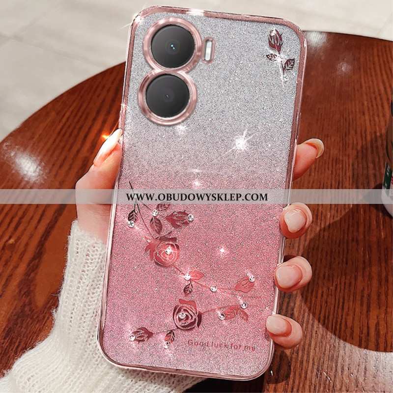 Etui Huawei Nova 12 Se Kwiaty I Cyrkonie Kadem Etui Ochronne