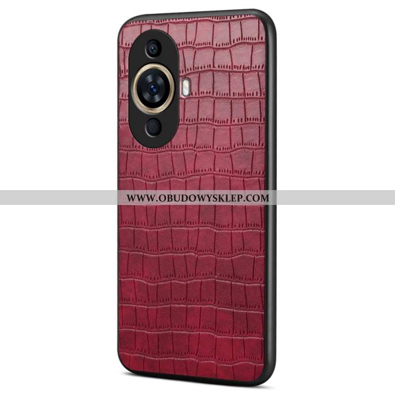 Etui Huawei Nova 12s Efekt Krokodyla