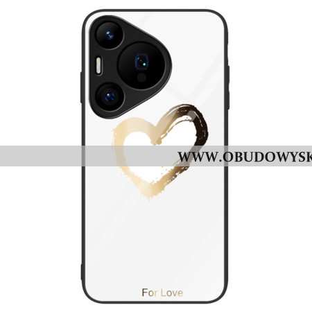 Etui Huawei Pura 70 Pro Złote Serce