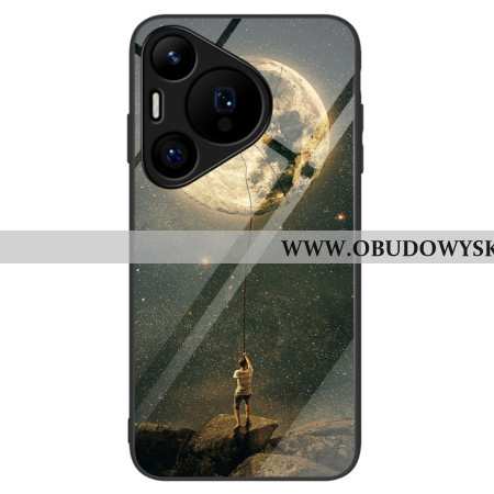 Etui Huawei Pura 70 Szkło Hartowane CZłowiek Na Księżycu