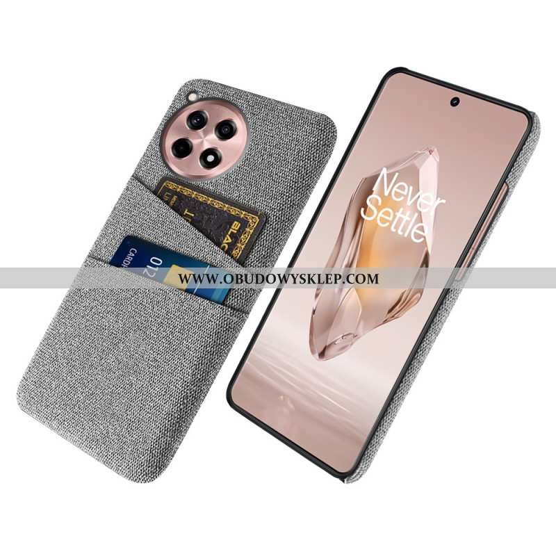 Etui Oneplus 12r Tkanina Z Miejscem Na Karty
