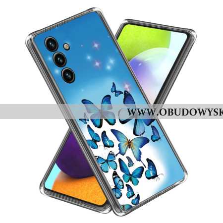 Etui Samsung Galaxy A15 5g Małe Niebieskie Motyle