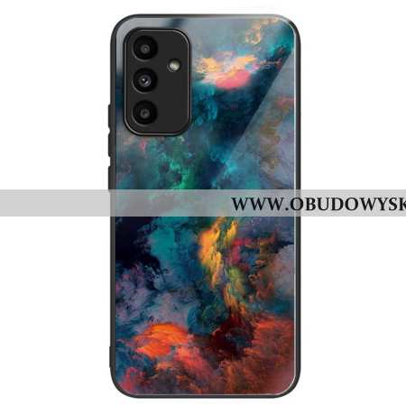 Etui Samsung Galaxy A15 Kolorowe Chmurki Ze Szkła Hartowanego