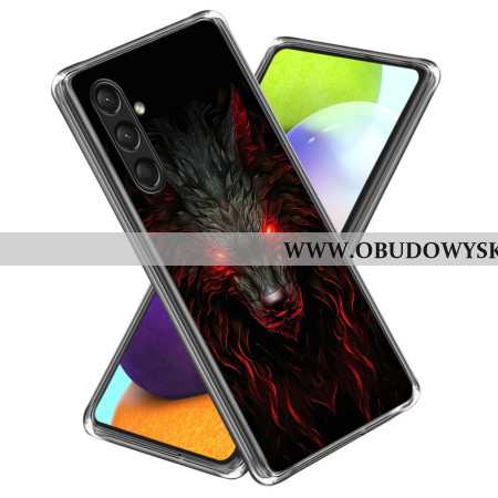 Etui Samsung Galaxy A16 5g Silikon CZerwony Wilk Etui Ochronne