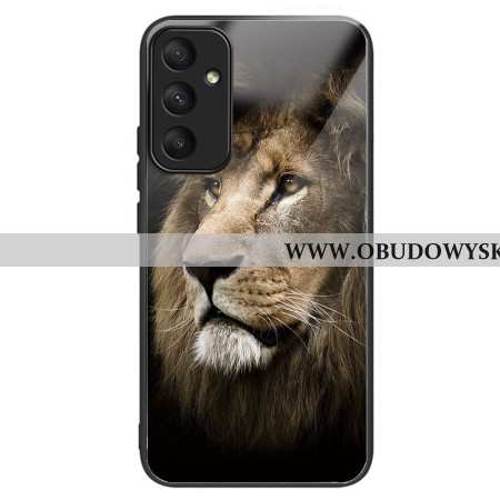 Etui Samsung Galaxy A55 5g Wzór Lwa Ze Szkła Hartowanego