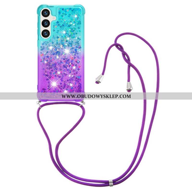 Etui Samsung Galaxy S24 Plus 5g Sznurek Z Intensywnymi Cekinami