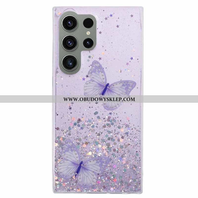 Etui Samsung Galaxy S24 Ultra 5g Brokat Z Motylami