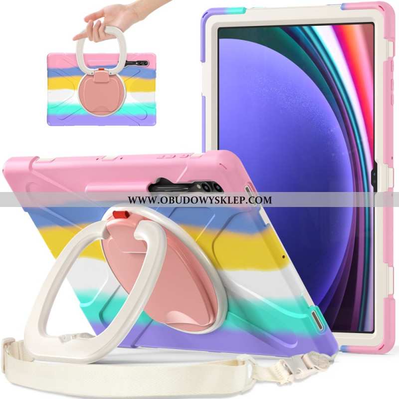 Etui Samsung Galaxy Tab S9 Obrotowy Wspornik I Pasek Na Ramię Etui Ochronne