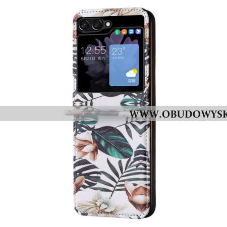 Etui Samsung Galaxy Z Flip 5 Liście Etui Ochronne