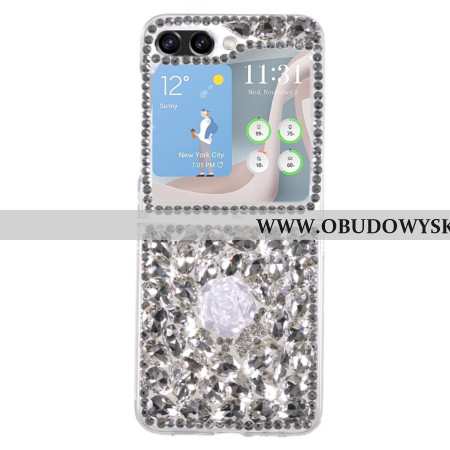 Etui Samsung Galaxy Z Flip 5 Uroki Białej Róży Etui Ochronne