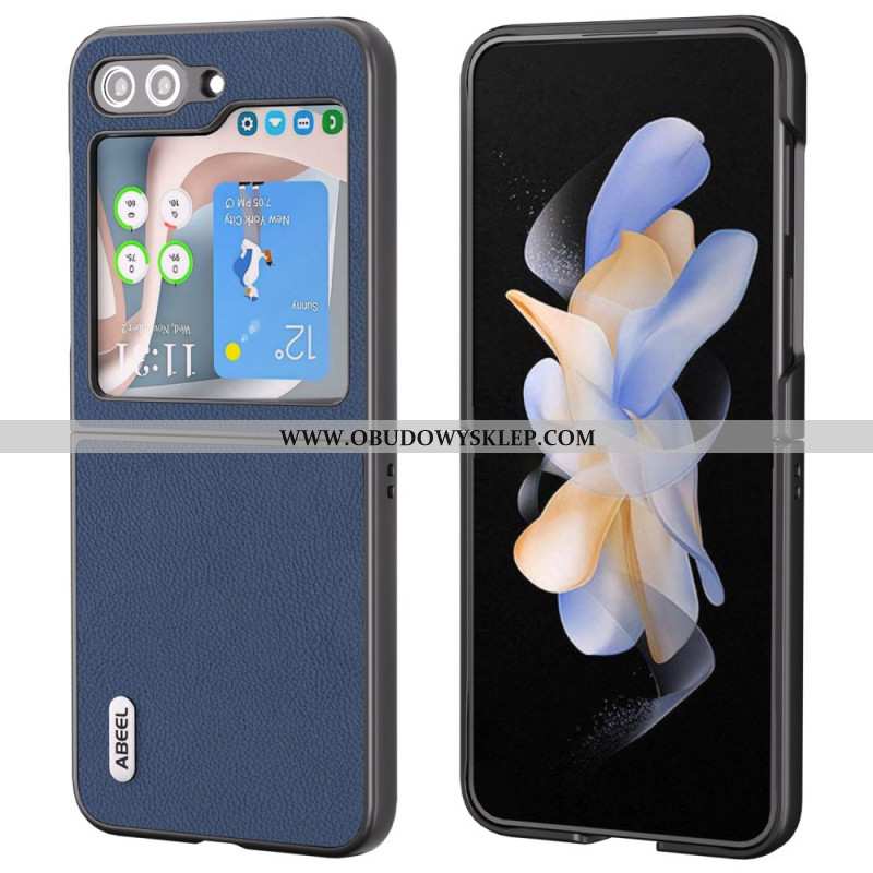 Etui Samsung Galaxy Z Flip 6 Efekt Skóry Abeel Etui Ochronne
