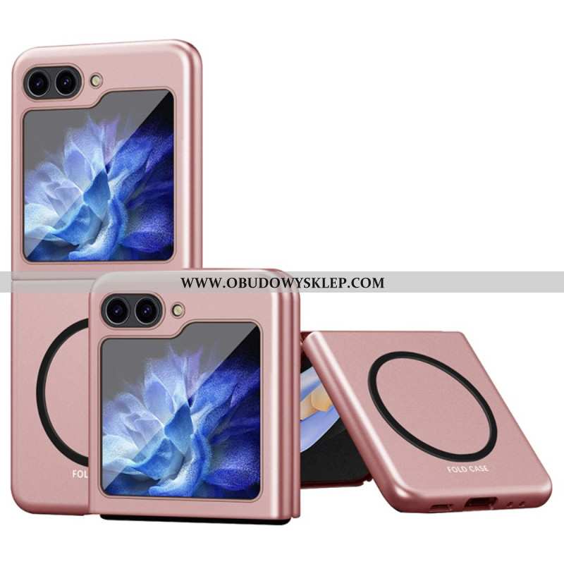 Etui Samsung Galaxy Z Flip 6 Kompatybilny Z Efektem Metalu Magsafe