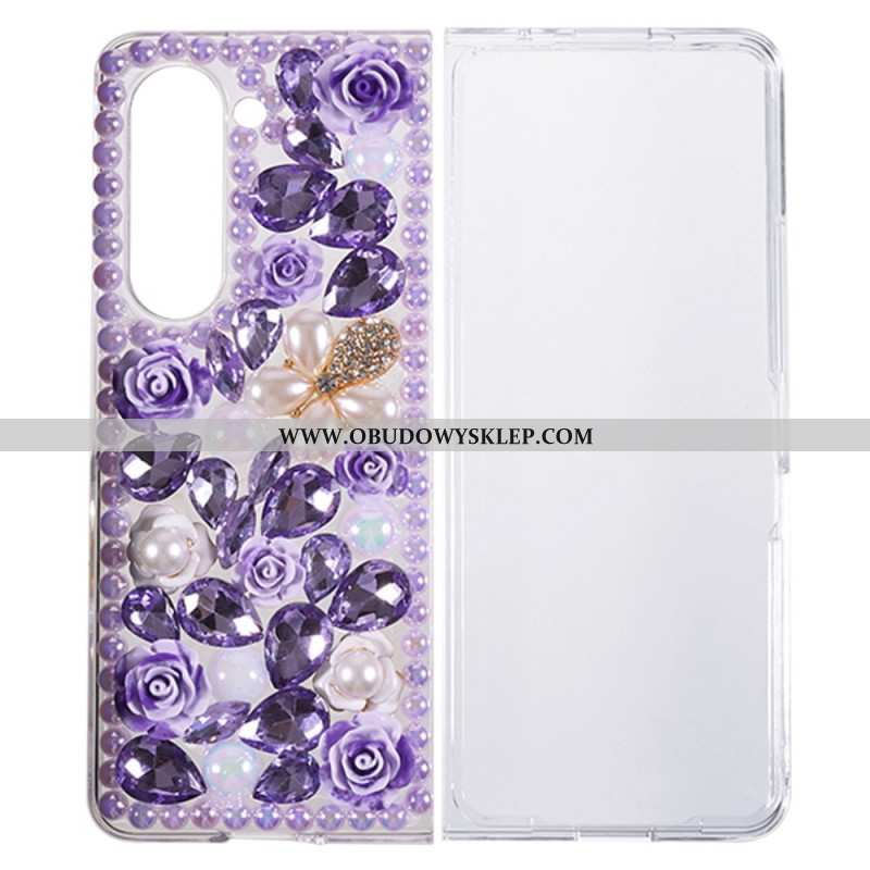 Etui Samsung Galaxy Z Fold 5 Amulety Kwiatowe Etui Ochronne