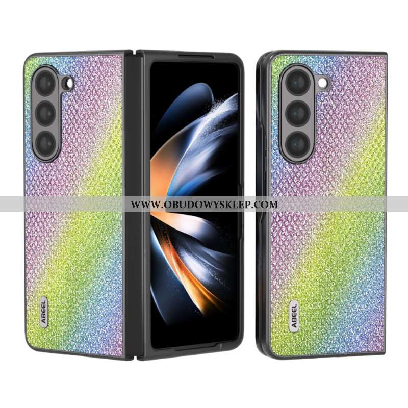 Etui Samsung Galaxy Z Fold 5 Sztuczna Skóra Abeel Etui Ochronne