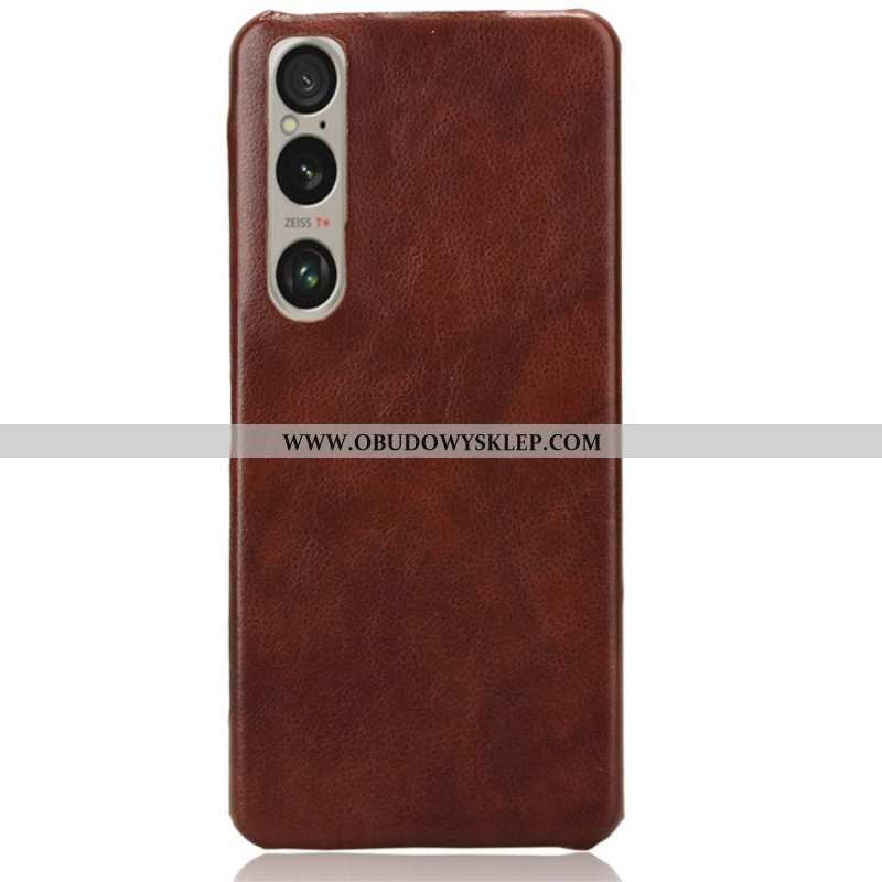 Etui Sony Xperia 1 Vi Efekt Skóry Liczi Etui Ochronne