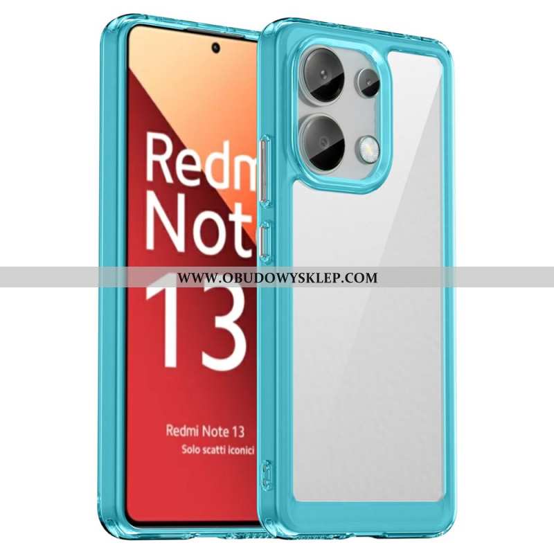 Etui Xiaomi Redmi Note 13 4g Hybrydowe Kolorowe Krawędzie Etui Ochronne