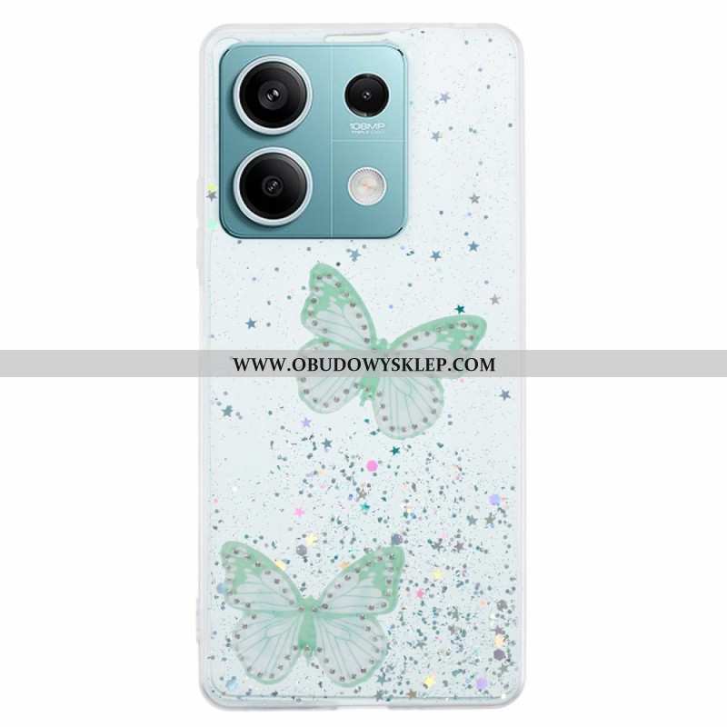 Etui Xiaomi Redmi Note 13 5g Błyszczące Motyle