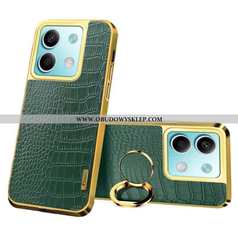 Etui Xiaomi Redmi Note 13 5g Uchwyt Na Pierścionek W Kształcie Krokodyla