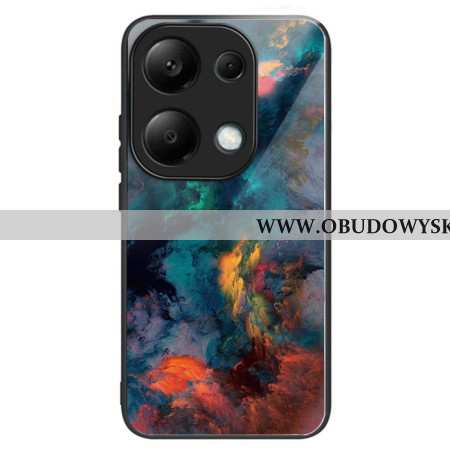 Etui Xiaomi Redmi Note 13 Pro 4g Kolorowe Chmurki Ze Szkła Hartowanego