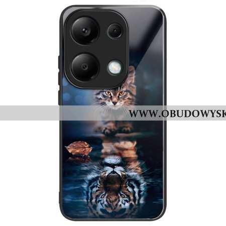 Etui Xiaomi Redmi Note 13 Pro 4g Szkło Hartowane W Kształcie Kota I Tygrysa Etui Ochronne
