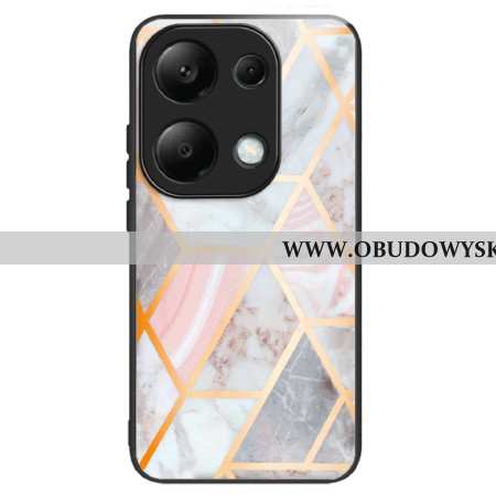 Etui Xiaomi Redmi Note 13 Pro 4g Szkło Hartowane Z Różowego Marmuru Etui Ochronne