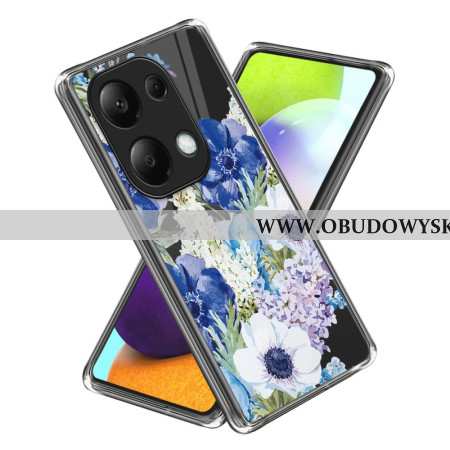 Etui Xiaomi Redmi Note 13 Pro 4g Wzór Kwiatowy Etui Ochronne