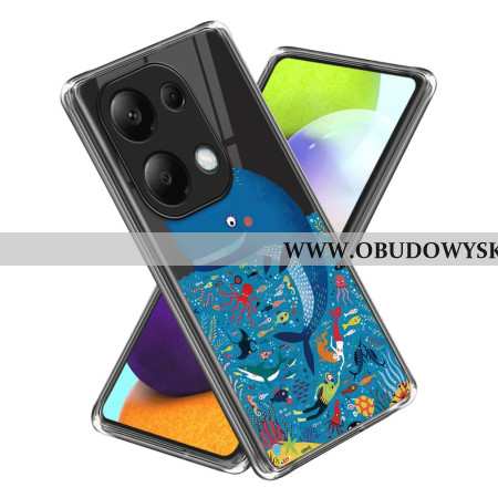 Etui Xiaomi Redmi Note 13 Pro 4g Wzór Wieloryba Etui Ochronne