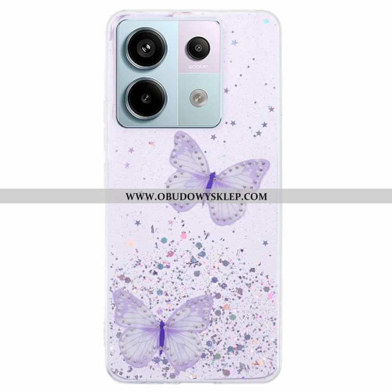 Etui Xiaomi Redmi Note 13 Pro 5g Błyszczące Motyle