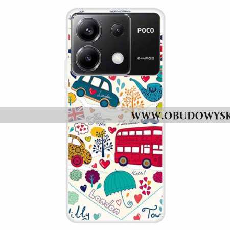Etui Xiaomi Redmi Note 13 Pro 5g CZerwony Autobus