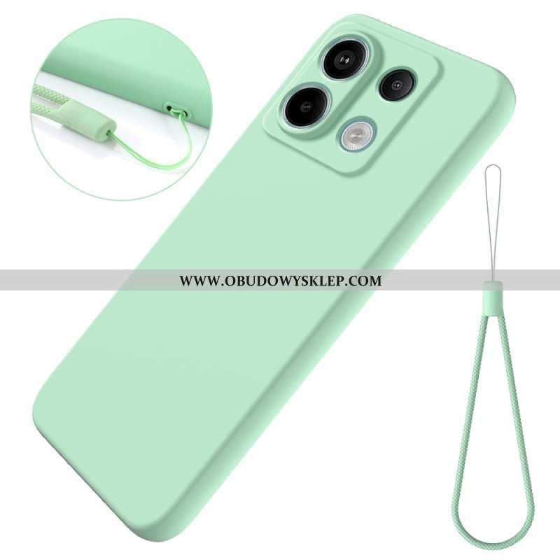 Etui Xiaomi Redmi Note 13 Pro 5g Pasek Z Płynnego Silikonu